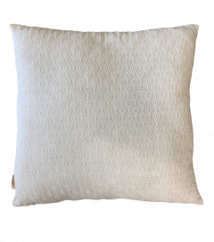 Cushion embroidery white