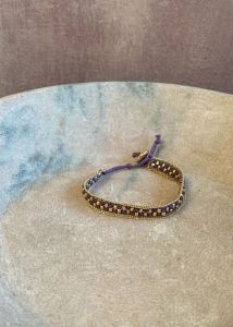Bracelet purple gold SI012
