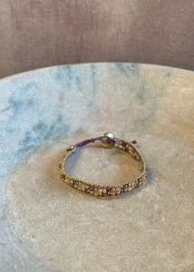 Bracelet purple pearl SI013