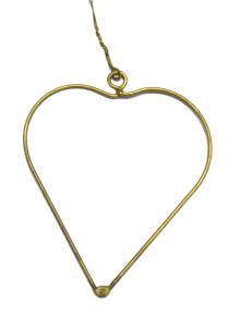 Heart hanger EW-4862 (50 pcs) 