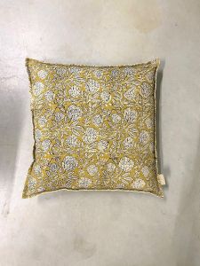 Handblock printed cushion JA2317
