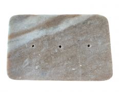 Soapdish marble sand HG-25