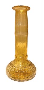 Vase recycled glass gold WEL196