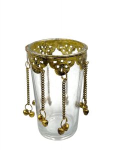 Tealightholder antique gold fitting WEL118