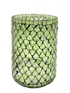 Tealightholder mosaic green WEL140