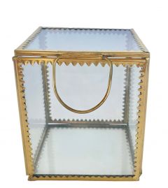Jewelery box transparent glass WEL155