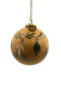 Christmas ball matt gold WEL163 
