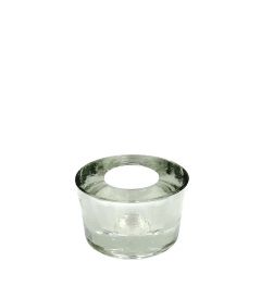 Candleholder transparent glass WEL175