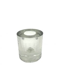 Candleholder transparent glass WEL178