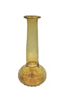 Vase recycled glass gold WEL196