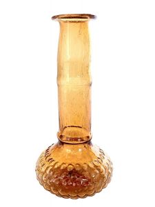 Vase recycled glass orange WEL197