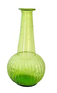 Vase recycled glass green WEL198