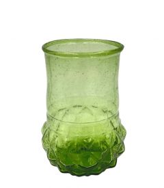 Vase recycled glass green WEL200
