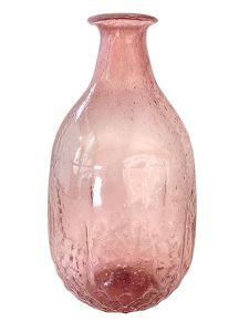 Vase recycled glass lilac WEL203